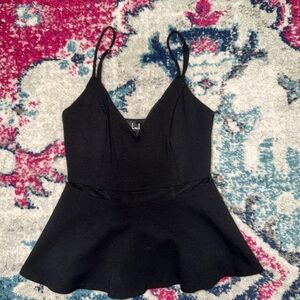 Lulu's Elegant Black Camisole
